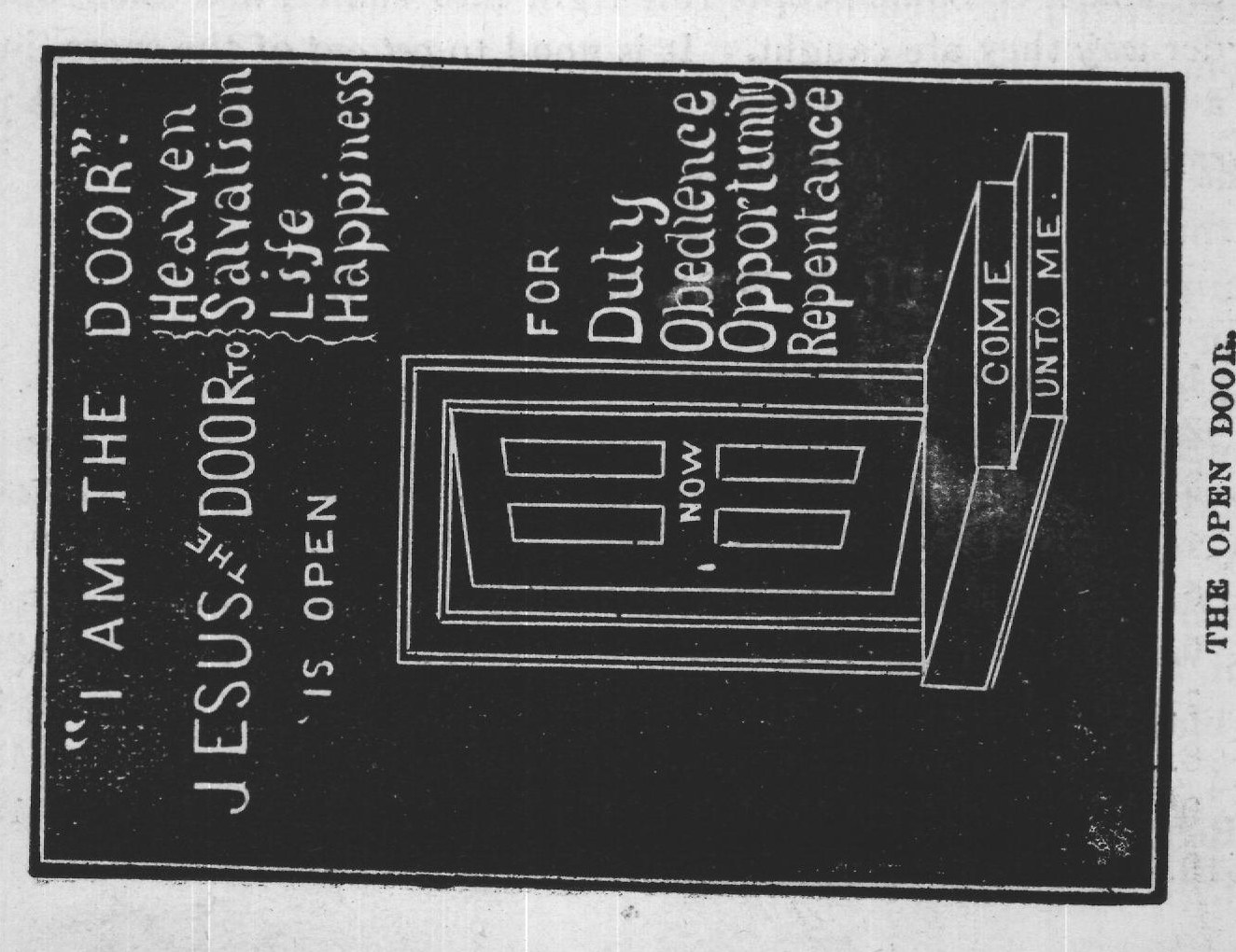 THE CLOSED DOOR.