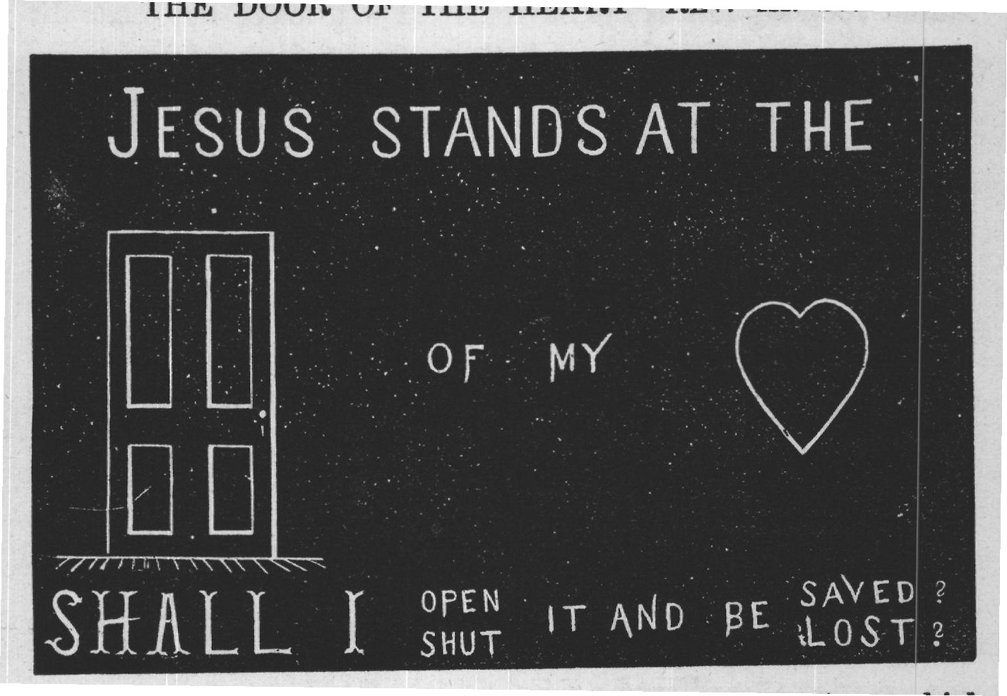 Jesus speaks of the soul as though it were a house into which