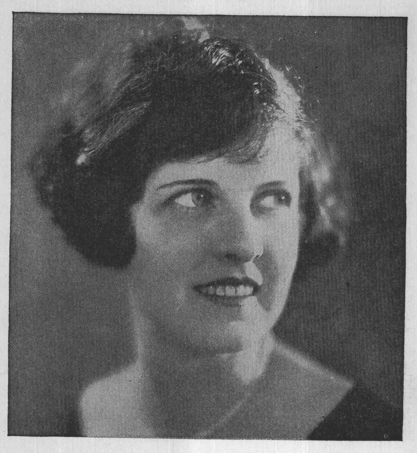 MAY McAVOY — the plate from the book