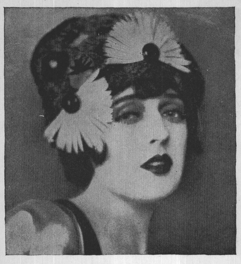 Carmel Myers — the plate from the book