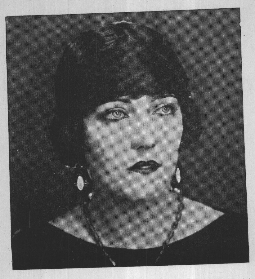 Gloria Swanson — the plate from the book