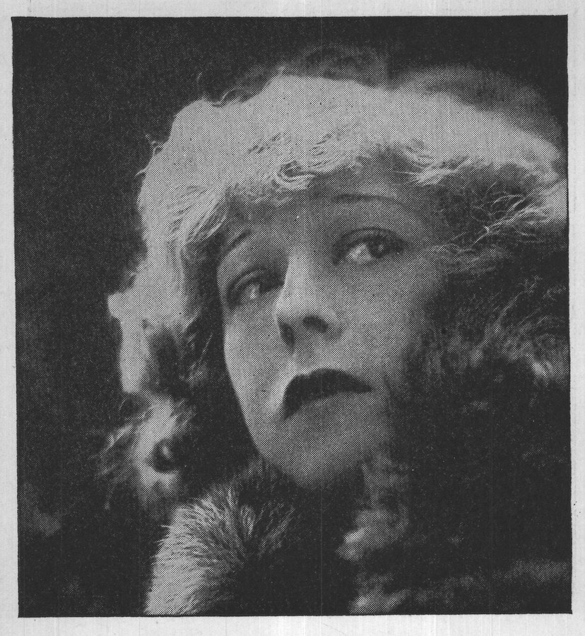 Seena Owen — the plate from the book