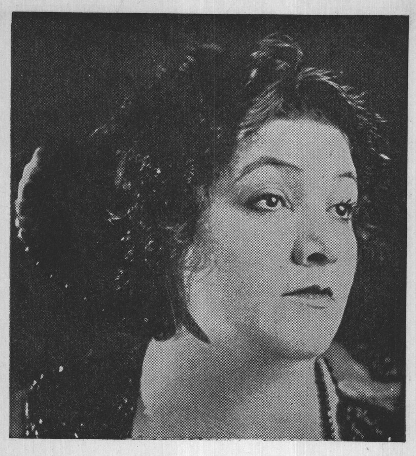 Vera Gordon — the plate from the book