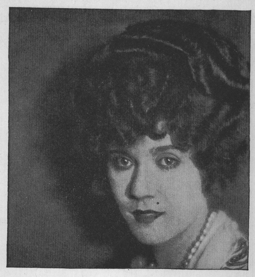 Louise Fazenda — the plate from the book