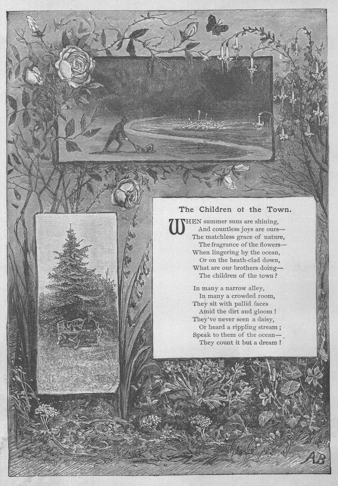 Among the Lilies — from Museum of Wonders (1900)