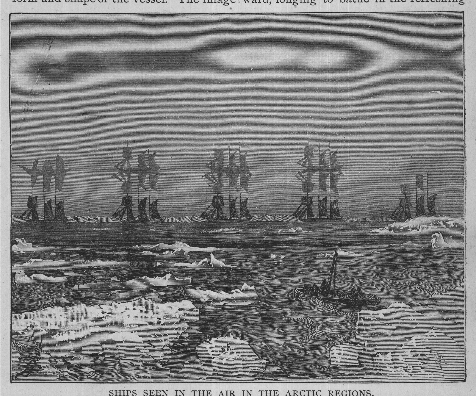 SHIPS SEEN IN THE AIR IN THE ARCTIC REGIONS.