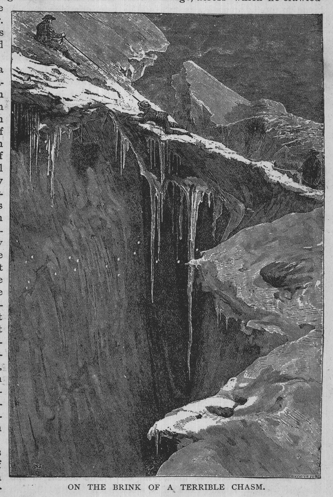ON THE BRINK OF A TERRIBLE CHASM.