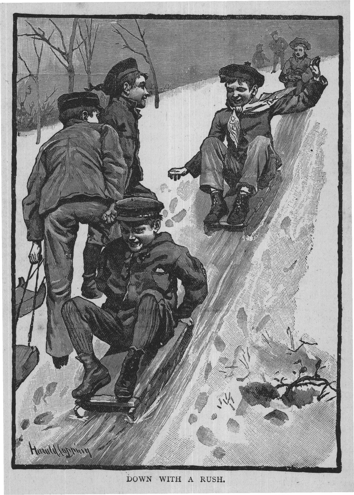 Down with a Rush — from Museum of Wonders (1900)