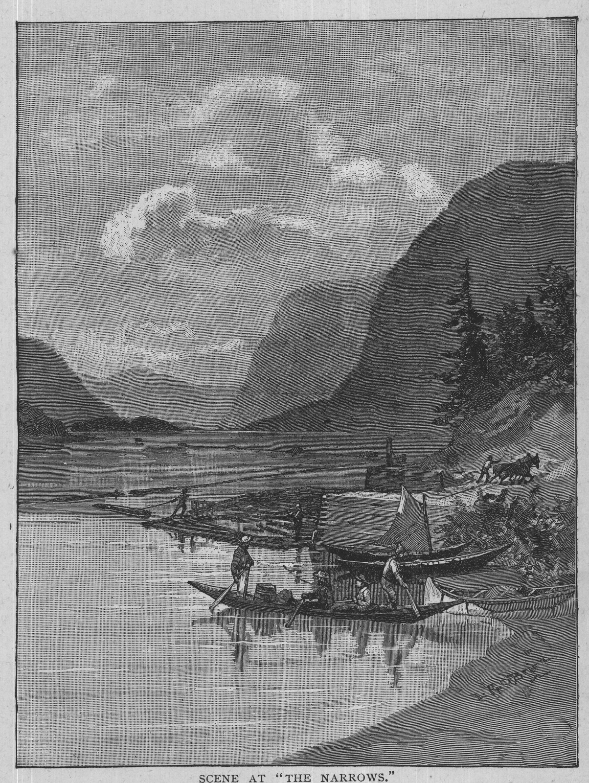 SCENE AT "THE NARROWS."