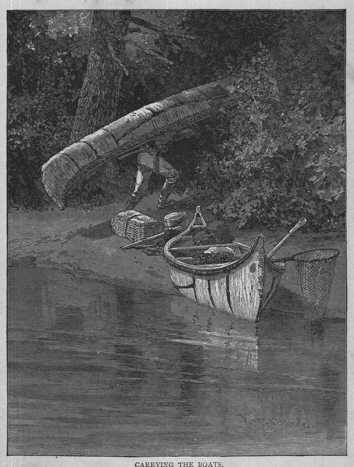 CARRYING THE BOATS.