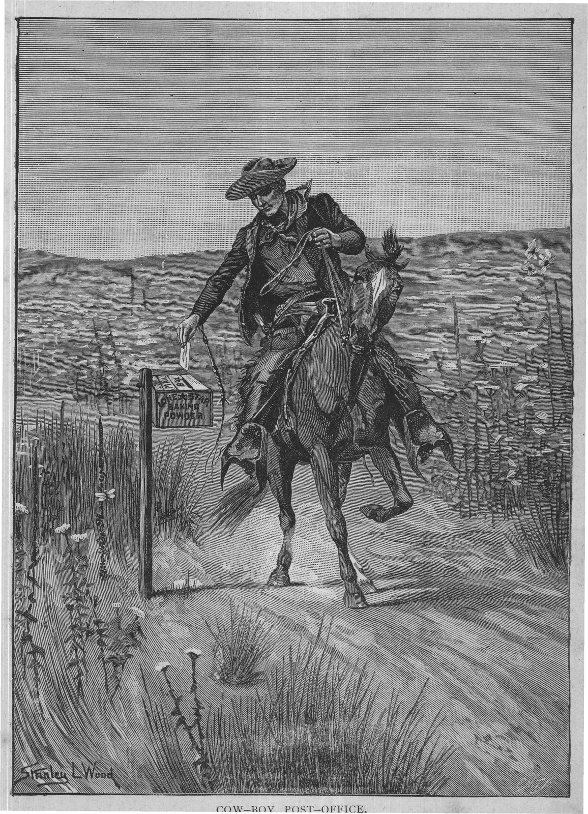 COW-BOY POST-OFFICE.