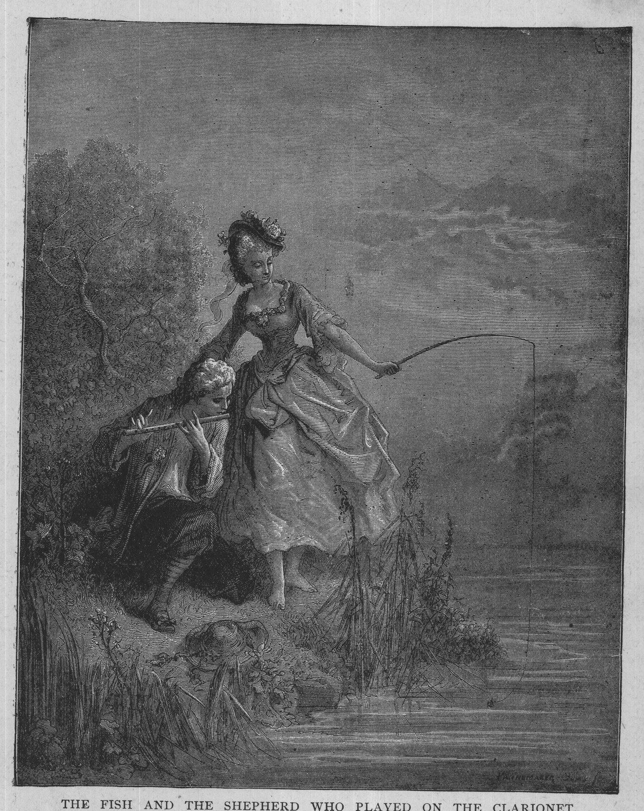 THE FISH AND THE SHEPHERD WHO PLAYED ON THE CLARIONET.
