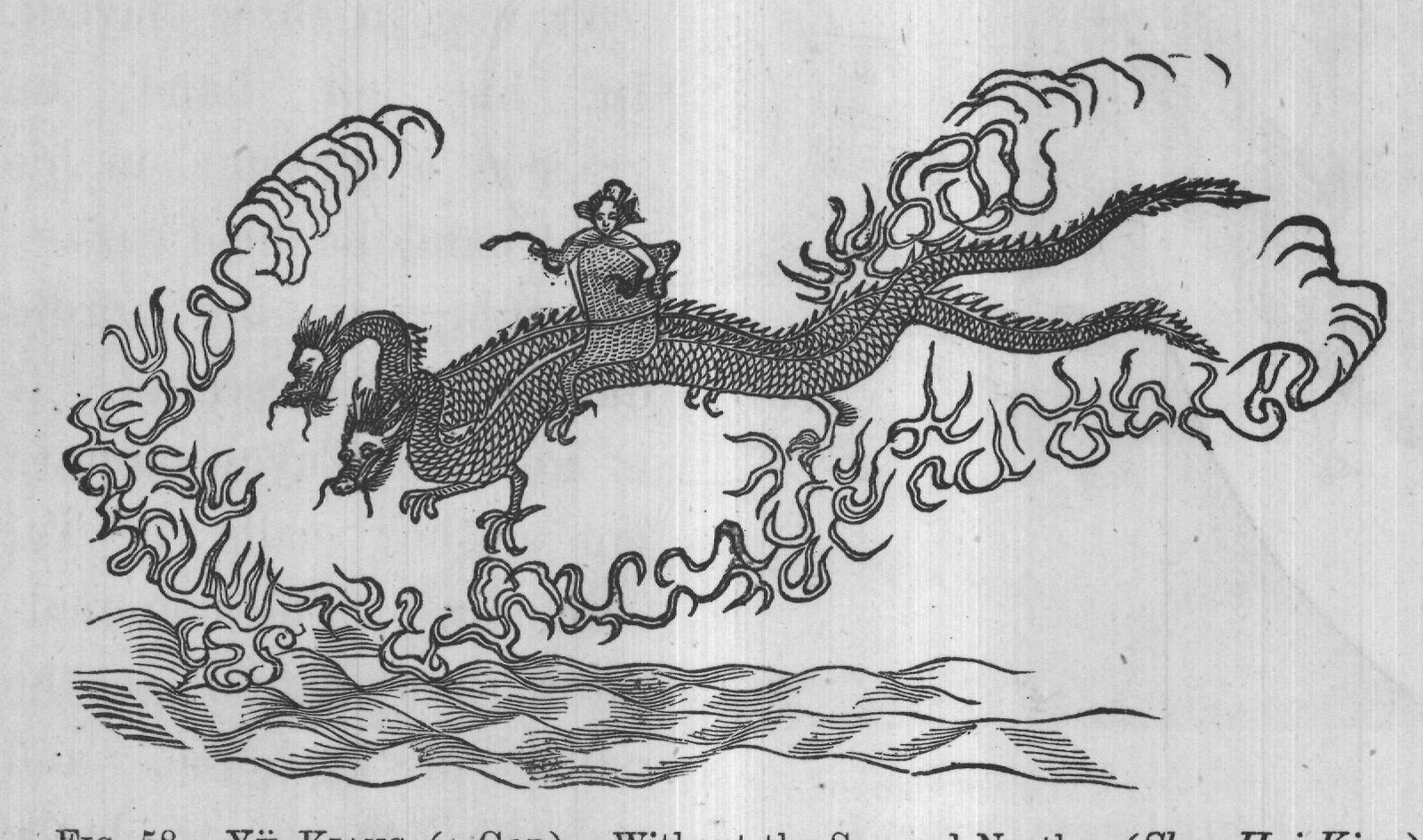 FIG. 58. YÜ KIANG (A GOD). Without the Sea and North. (Shan Hai King.)