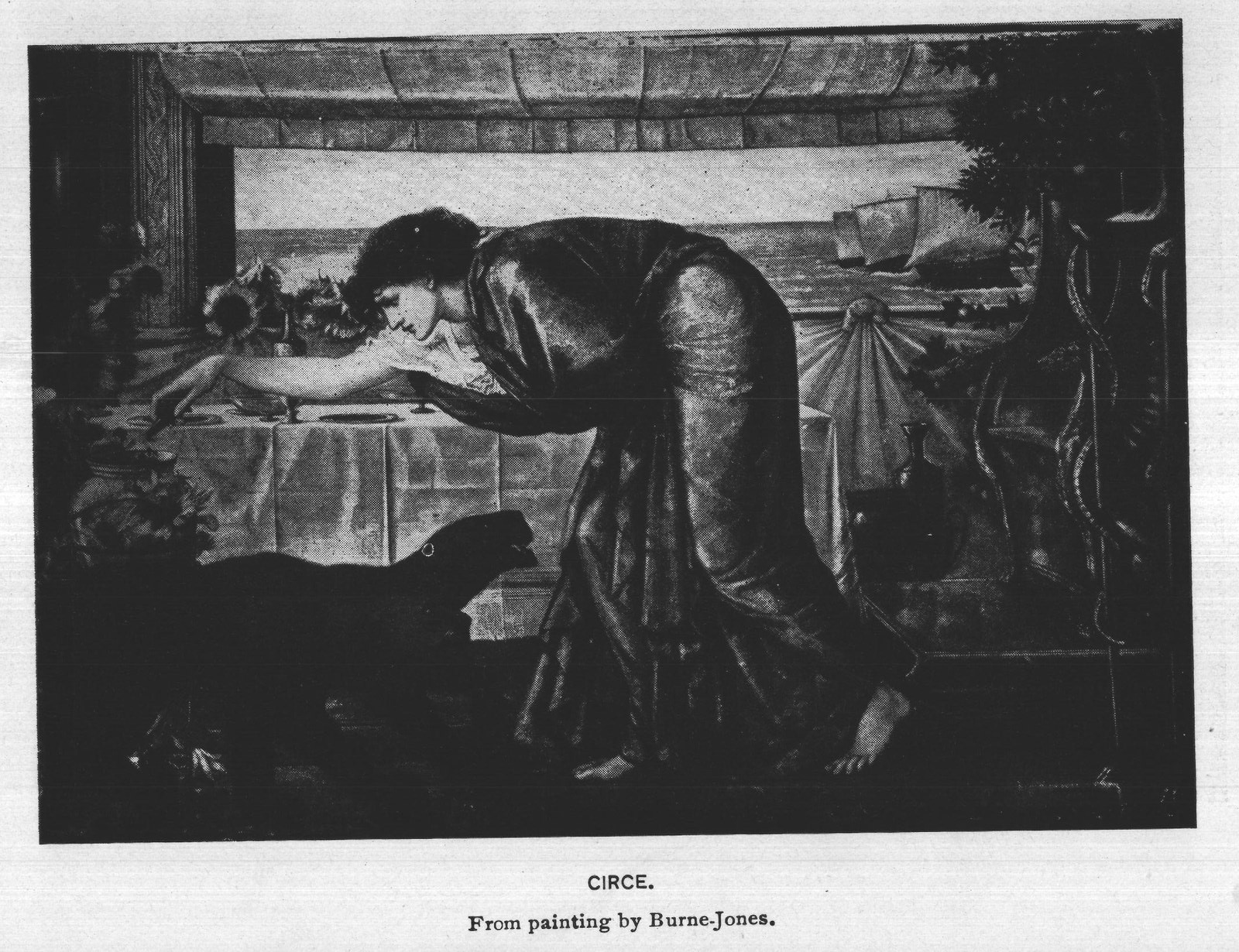 Circe — from the painting by Burne-Jones