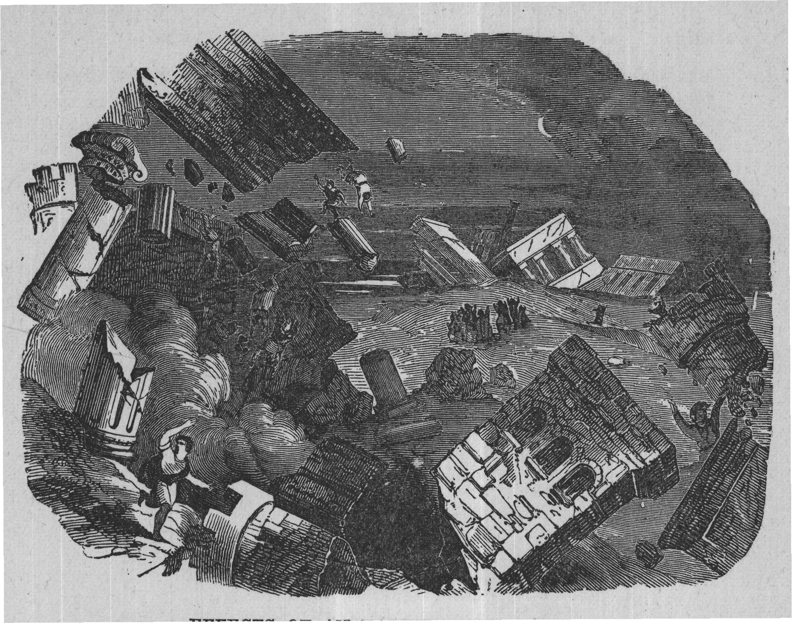 EFFECTS OF AN EARTHQUAKE.